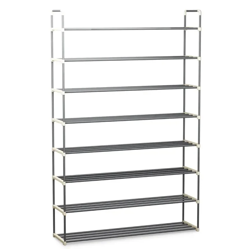 

8-Tier Shoe Rack - Holds 48 pairs of shoes, made of durable, high-quality plastic