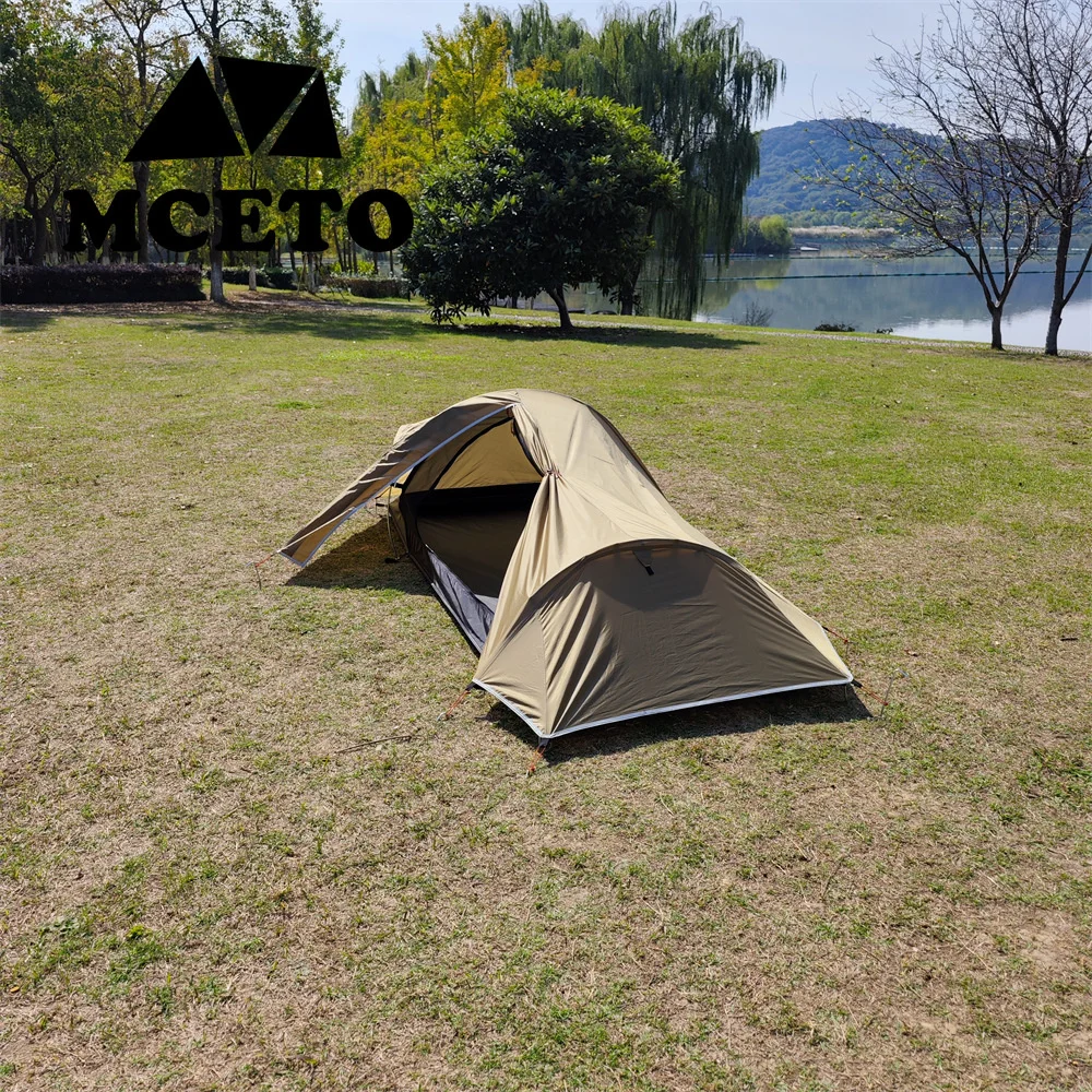 Imagem -03 - Ultra Leve Barraca de Acampamento Impermeável Tenda Mochila Portátil Caminhadas ao ar Livre Túnel Cama de Acampamento Pessoa Novo