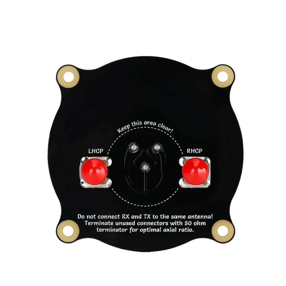 هوائي تصحيح ثلاثي التغذية 5.8 جيجا هرتز SMA / RP SMA هوائي مستقطب دائري اتجاهي لنظارات FPV Fatshark RC بدون طيار