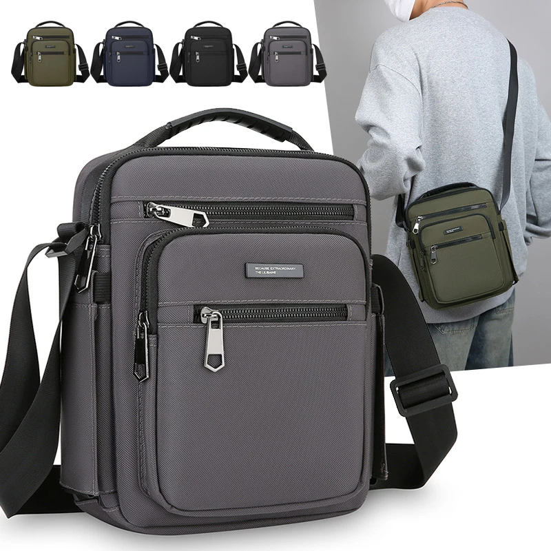 

Мужская сумка через плечо 2026: многофункциональная, водонепроницаемая, вместительная, для колледжа и работы