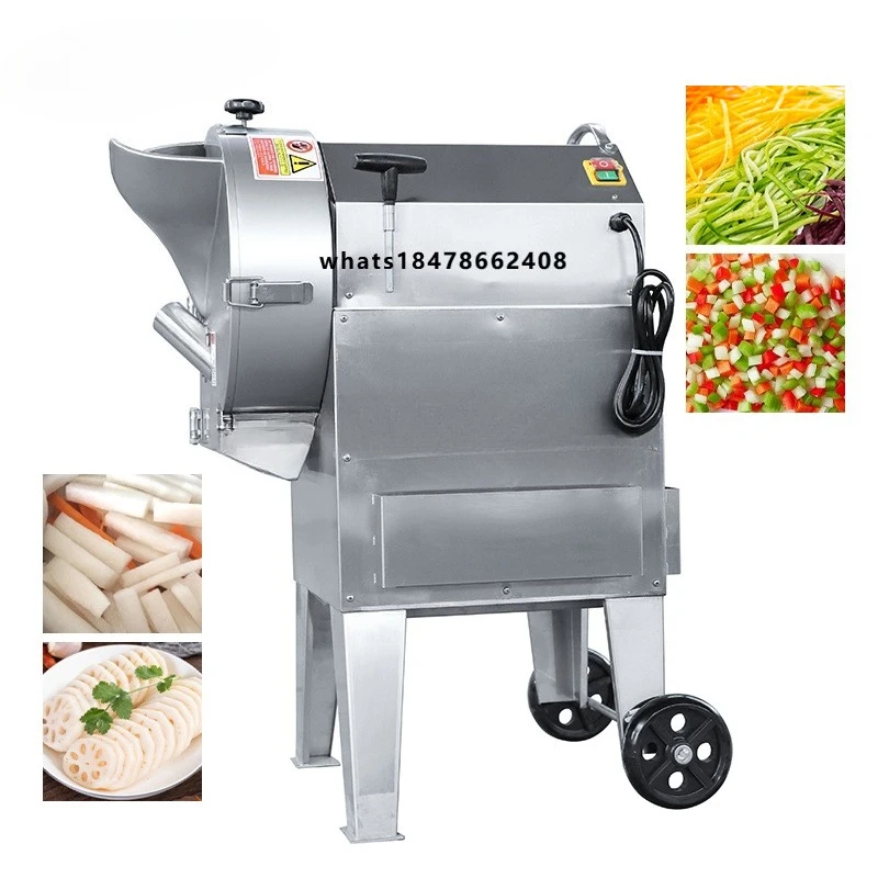 Automatic Industrial Garlic Slicer Tomato Potato Slicer Carrot Shredder Machine Vegetable Fruit Cutter Machine