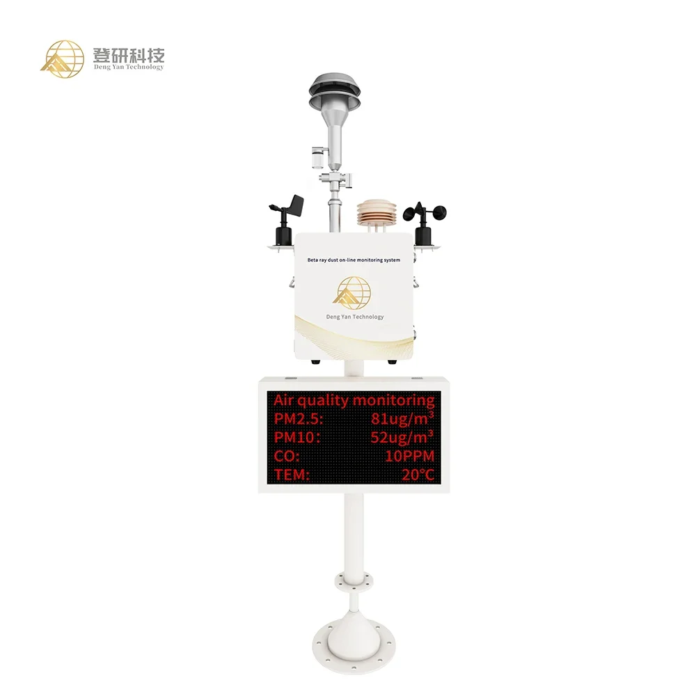 Dust Online  System Environmental Monitoring PM2.5 PM10 TSP Dust Concentration Measuring Instrument