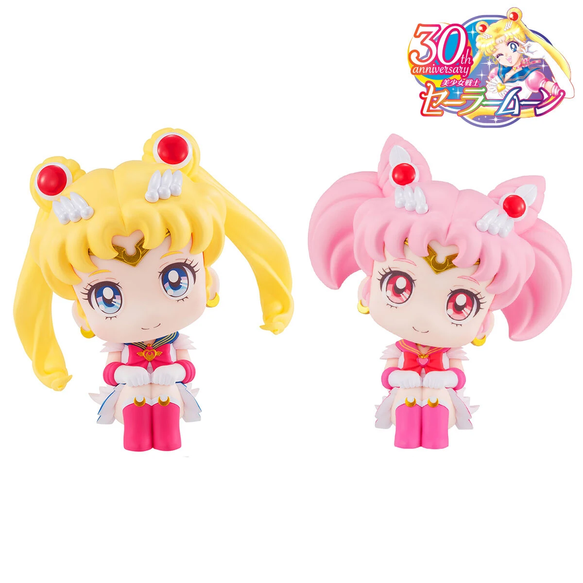 10cm Anime Sailor Moon Figure Tsukino Usagi Sailor Mini Moon Figure Kawaii Q Version Look Up Action Figure Model Toys Gift