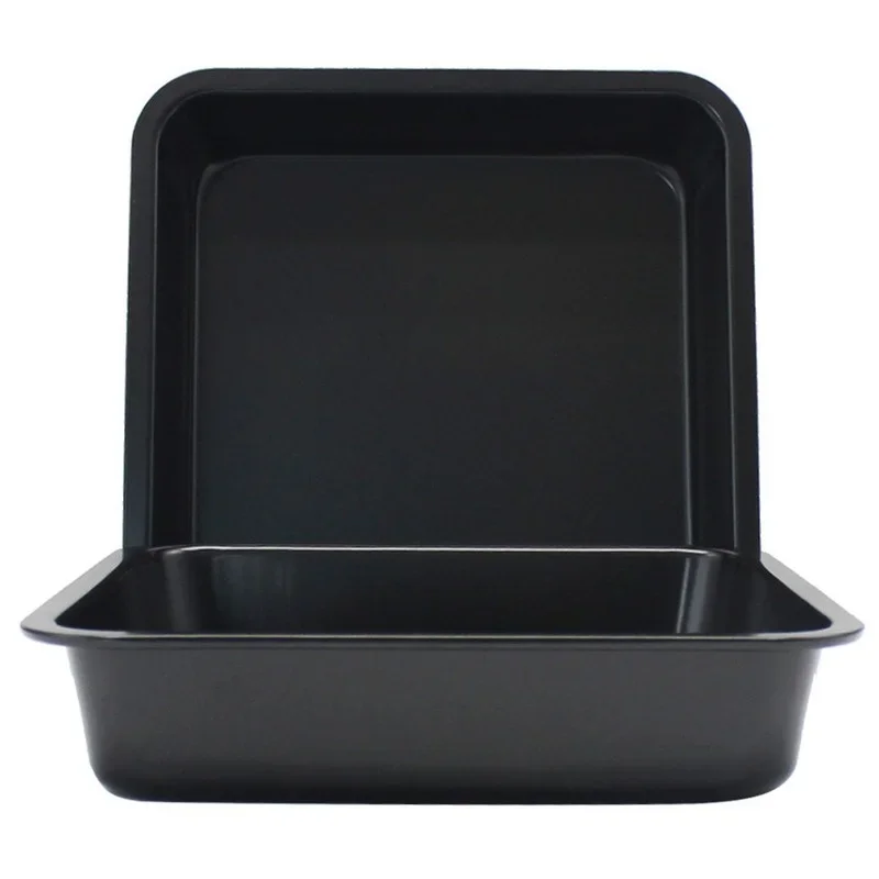 Mini Square Cake Pan Carbon Steel Cake Baking Pan Anti-Stick Bread Cookie Making Dishes Moldes  Oven Metal Cake Pan