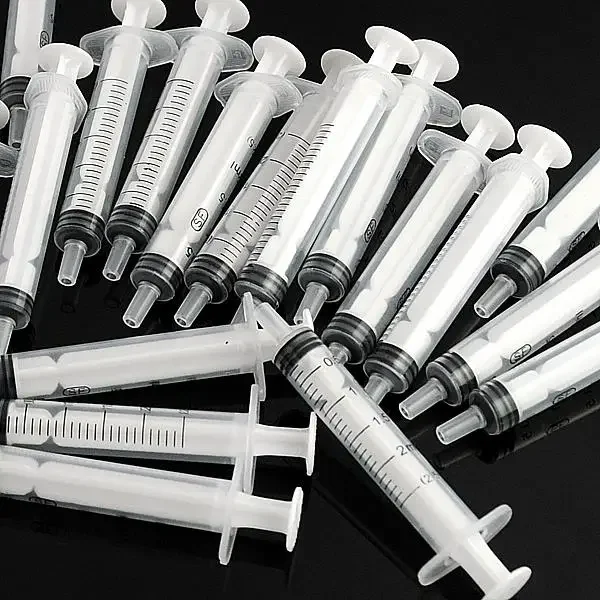 5 10 20 50 100 Pcs 2/2.5ml Individually Packaged Nutrient Syringe Measuring Plastic Syringe For Animal Food Feeding Tools