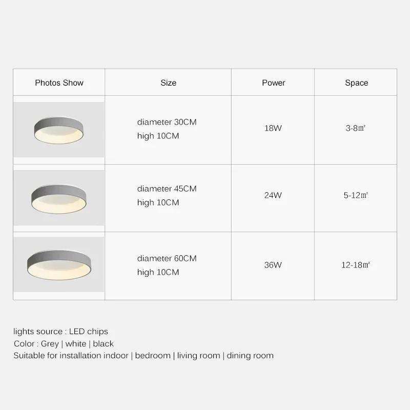 Modern Led Ceiling Lights Fixtures Bedroom Circle Luces Living Room Black Chandeliers Lamp with Remote Control Study Decoration