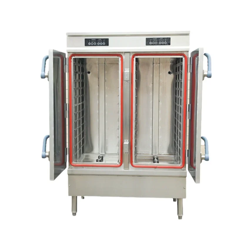 Good Quality Commercial Kitchen Equipment Intelligent Fully Automatic Double Door Rice Steaming Cabinet