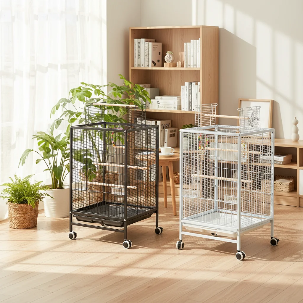 Quail Parrot Pigeon Canary Used X Large Bird Cages Factories In China 45*45*78cm Multi Layer Breeding Cages For Birds Exhibition