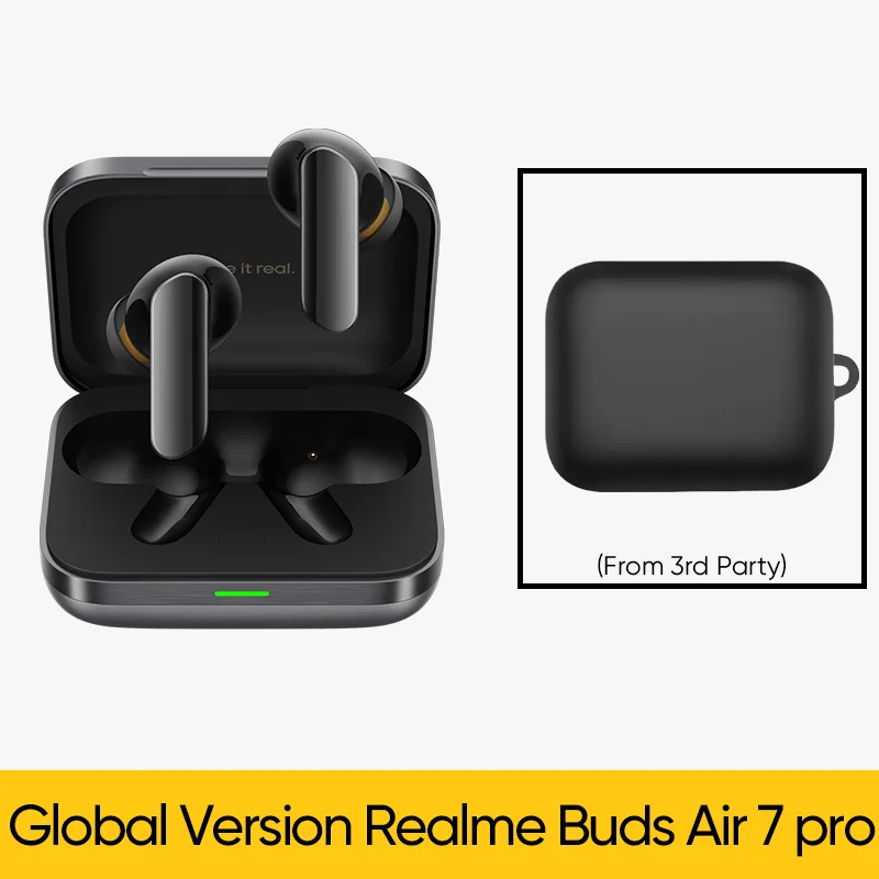 Global Version realme Buds Air 7 Pro 53dB Active Noise Cancelling True Wireless Earphone 48Hour Battery Bluetooth 5.4 Headphone
