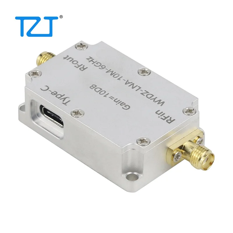 TZT 10M-6GHz 高平坦性低ノイズアンプ LNA ゲイン 10DB RF 信号駆動受信機フロントエンド