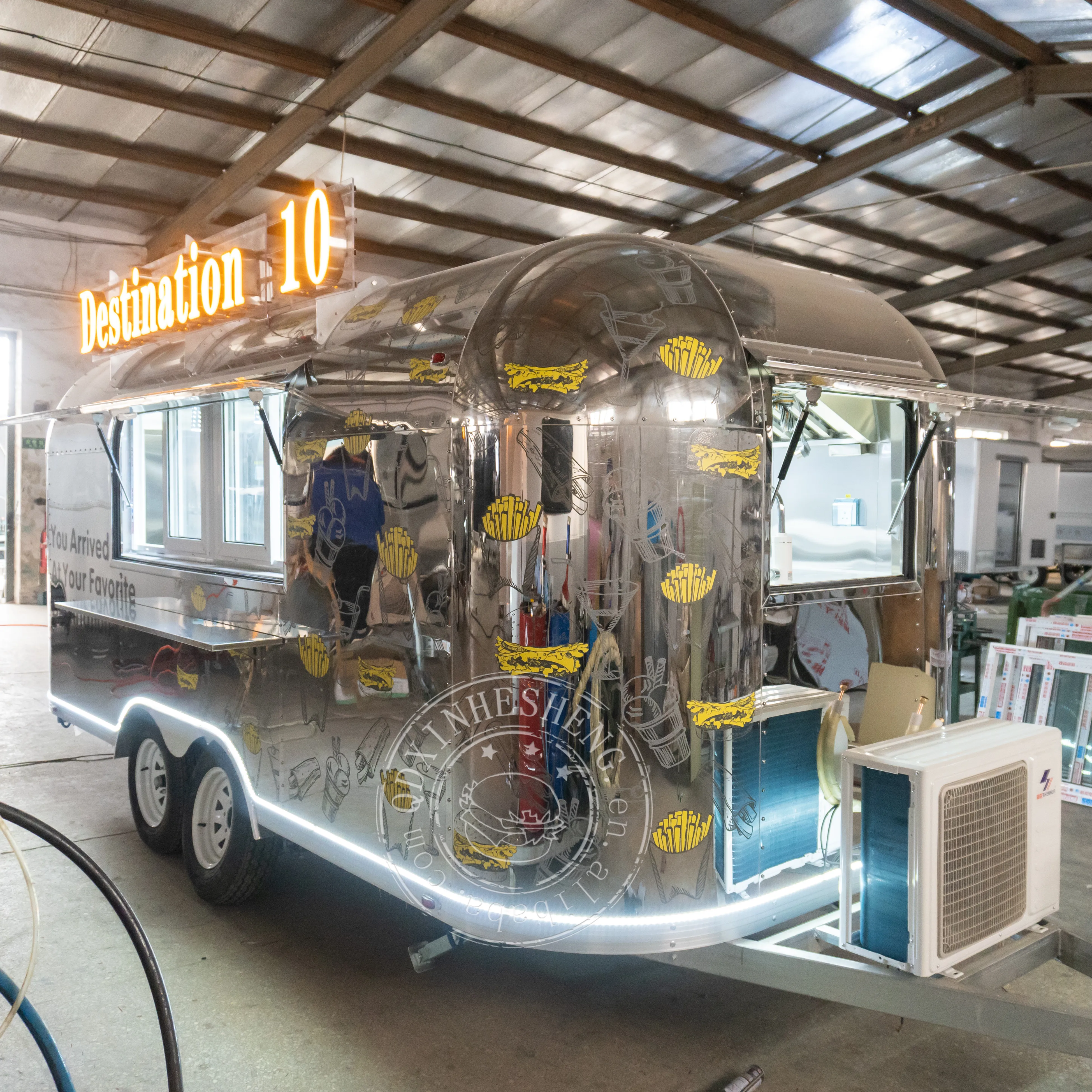 

Camper Trailer with Full Kitchen for Sale Commercial Kitchen Equipment Enclosed Trailer