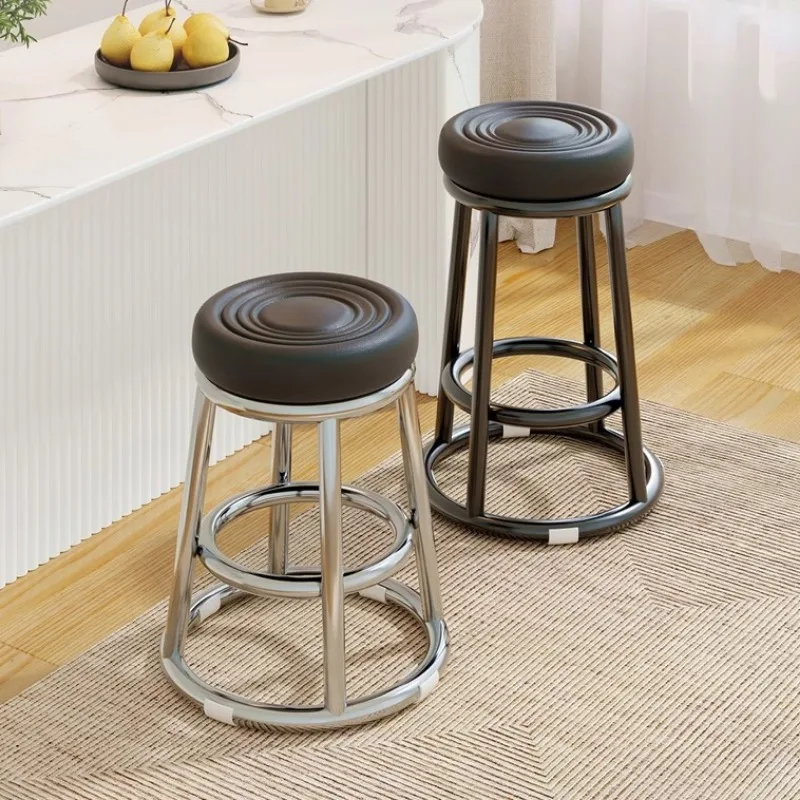 

Unique Industrial Bar Chairs Round Adults Minimalist Lounge Bar Stools Waiting Cute Restaurante Muebles Living Room Furniture