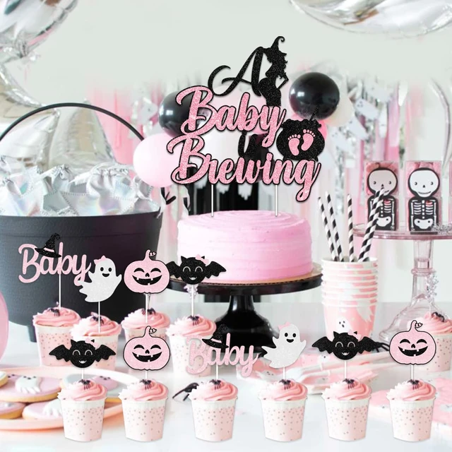 Halloween baby fashion shower cake