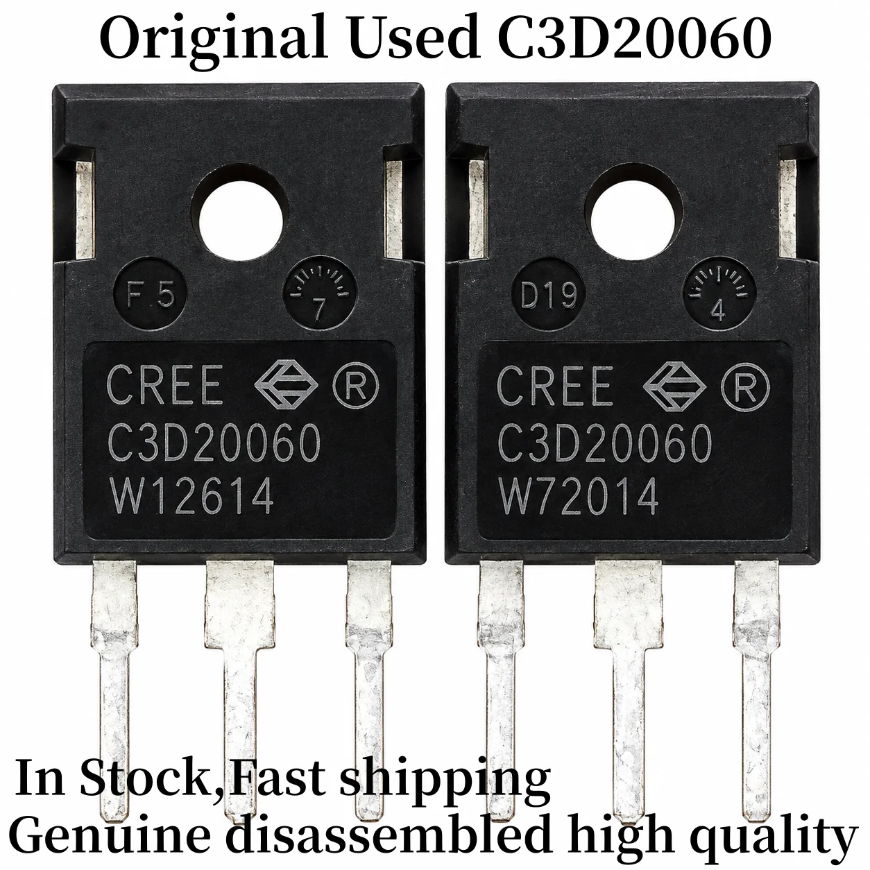 5-10PCS Original Disassembly C3D20060 CSD20060D 20A 600V SiC Silicon Carbide Schottky Diode TO-247 High Power Rectifier