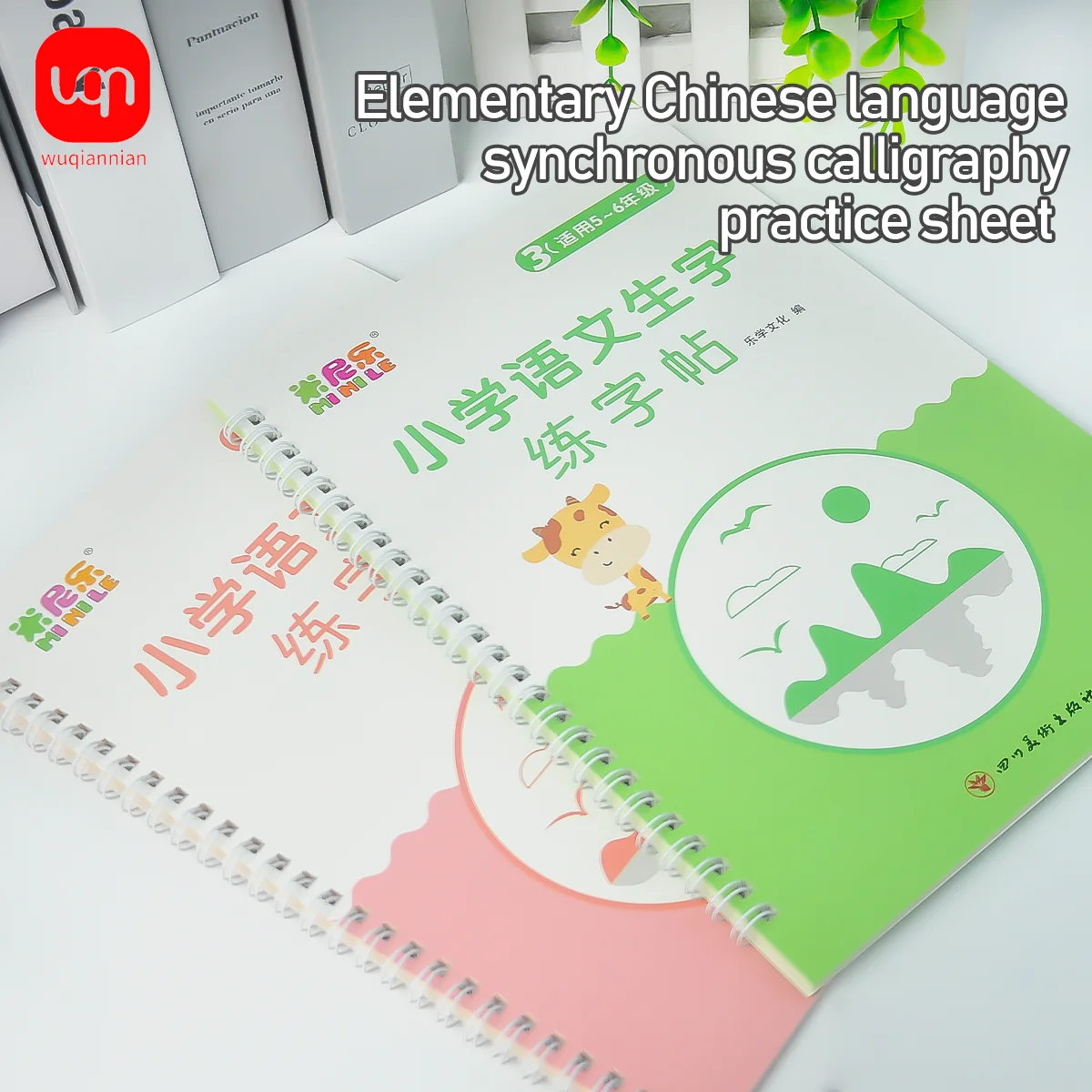 Chinese Characters Magic Practice Copybook Pupil Kids Textbook Hard Pen Calligraphy Children Reusable Writing Book Grade 1-6