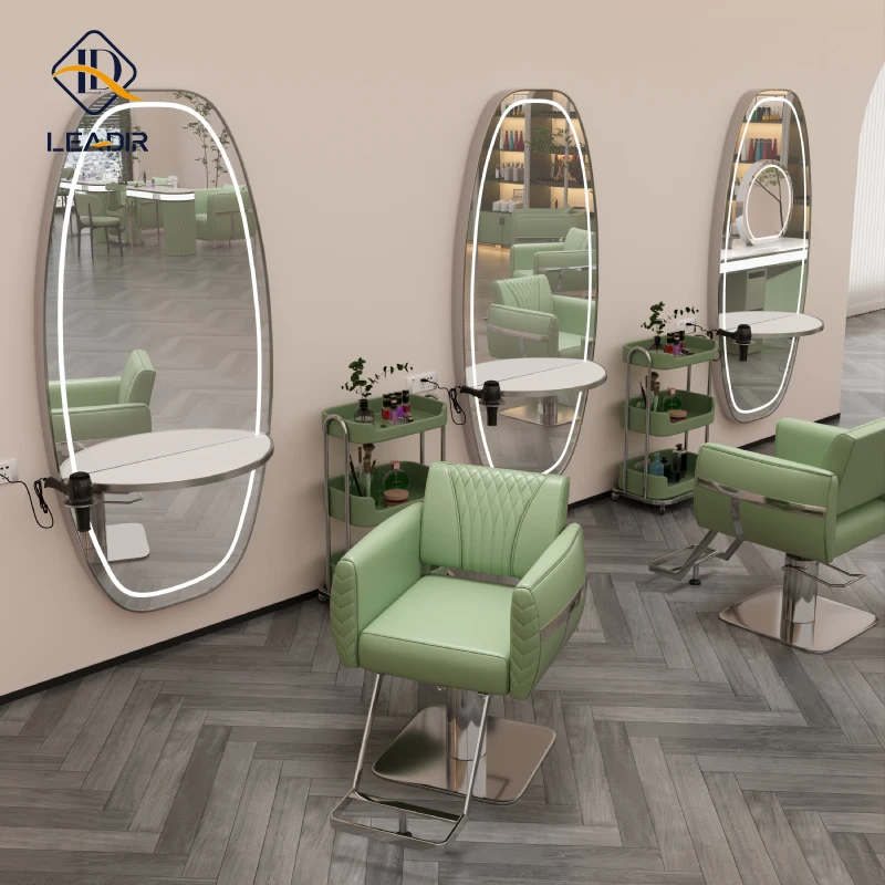 Ergonomic Original Design Salon Chair for Men Hair Salon Stylist Chairs Swivel Hydraulic Pump Hairdressing Chair for Barbershop