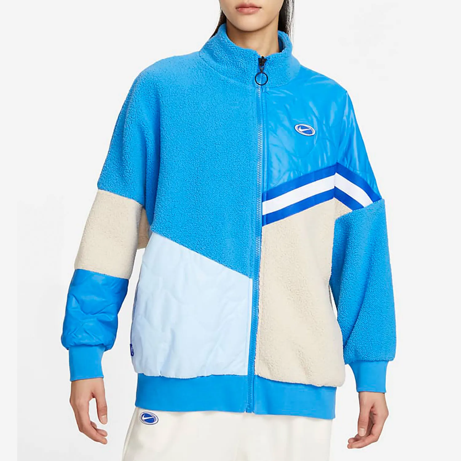 

Nike genuine New Season Women's Fleece Warm Sports Jacket FB1821-435