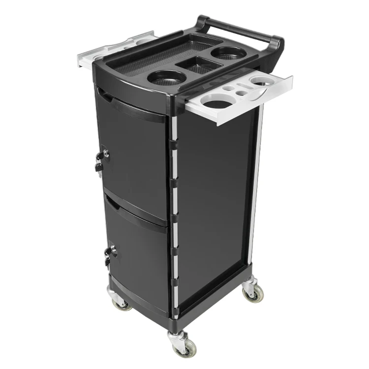 Hair Salon New Barber Salon Trolley Lockable 6 Drawers Cabinet 4  Wheels Mobile Rolling Trolley Carts