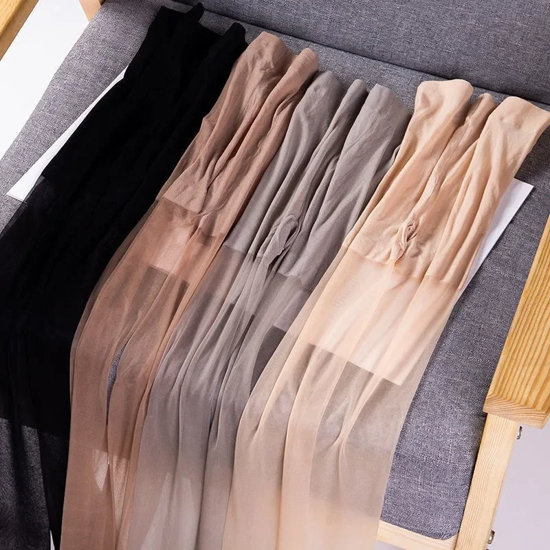 Ultra dünne transparente Frauen Strümpfe sexy Versuchung unsichtbare Socken Strumpfhosen Nachtclub Seide Strumpfhosen Höschen schlauch Schönheit Leggings – Detail 4
