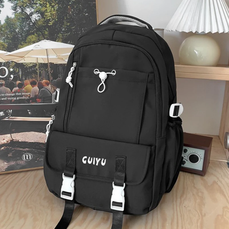 2023 Backpack Women Candy Color Laptop Backpacks Cute Kawaii High School Bags for Teenage Girl Japanese Travel Camping Backpack