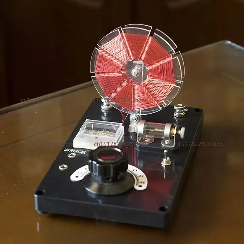 Active Mineral Basket Flower Coil Radio with Impedance Transformation