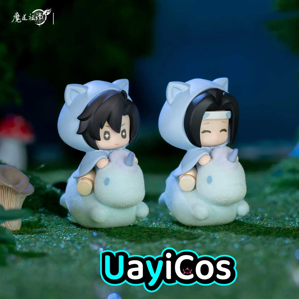 

Official Grandmaster Of Demonic MDZS Wei Wuxian Lan Wangji 4.5CM PVC Doll Figures Model Statue Anime Figure Doll Toys Kids Gift