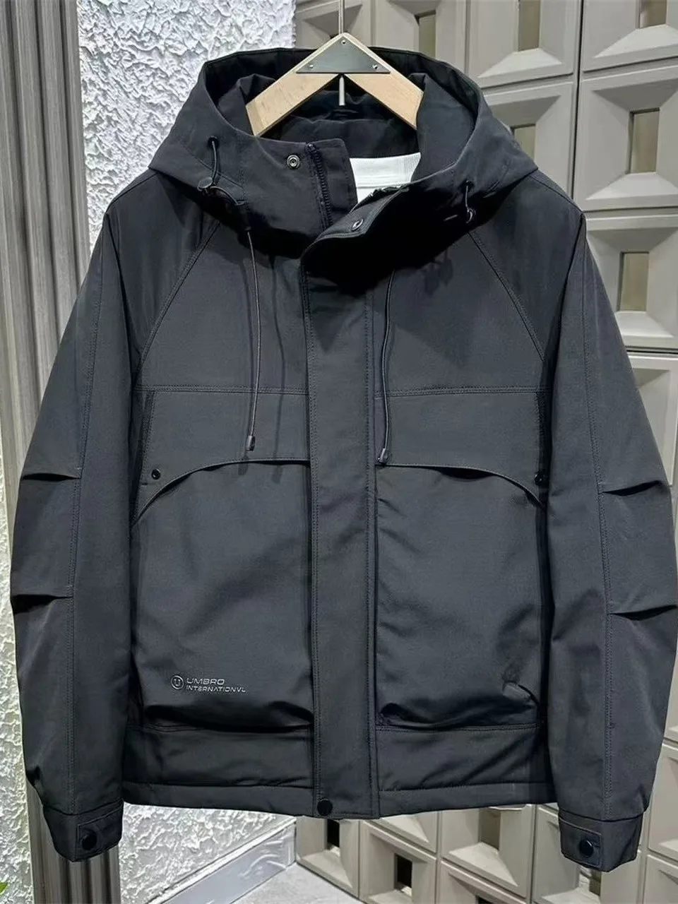 Spring Autumn New Style Men's Casual Loose Fit Hoodie Jacket Outdoor Breathable Windproof Versatile Comfortable Zipper Closure