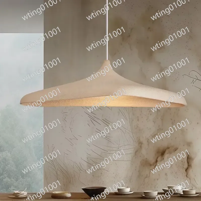 for Japanese Wabi Sabi E27 LED Pendant Light Modern Ceiling Chandelier for Living Dining Room Bedroom Home Decor Hanging Lamp