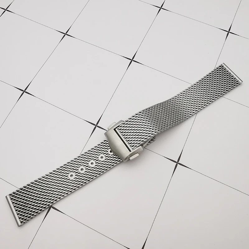 Top Quality Titanium Steel Watch Bracelet Band For 007 Seamaster 300 De VILLE, 20mm Width Watch Parts