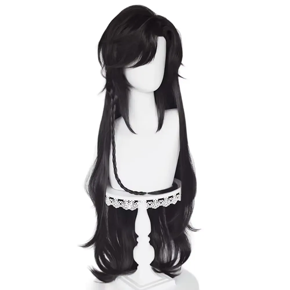 شعر مستعار أنيمي تأثيري لتيان قوان سي فو ، هوا تشنغ سان لانغ ، شعر مستعار اصطناعي أسود ، نعمة السماء الرسمية ، مقاومة للحرارة #3