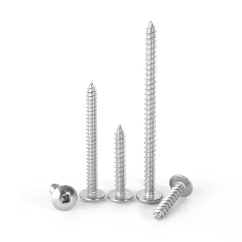 50pcs Square Socket Screw Stainless Steel Fence &amp; Deck Self Tapping Screw with Square Driver