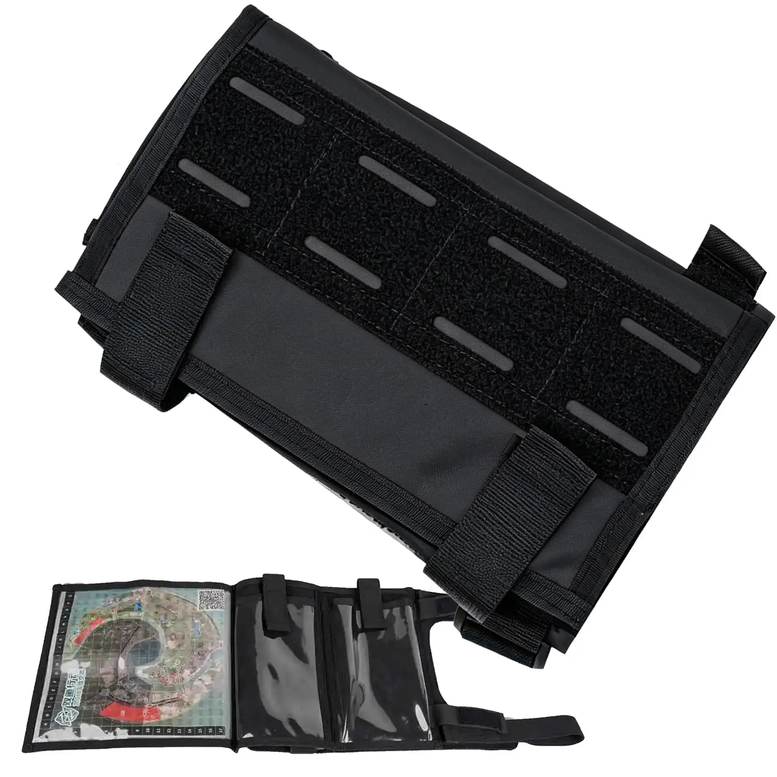 

Tactical Arm Map Pouch Sleeve Armband Case Document Holder Folding Map Organizer for Hunting Hiking Navigation Map Cover