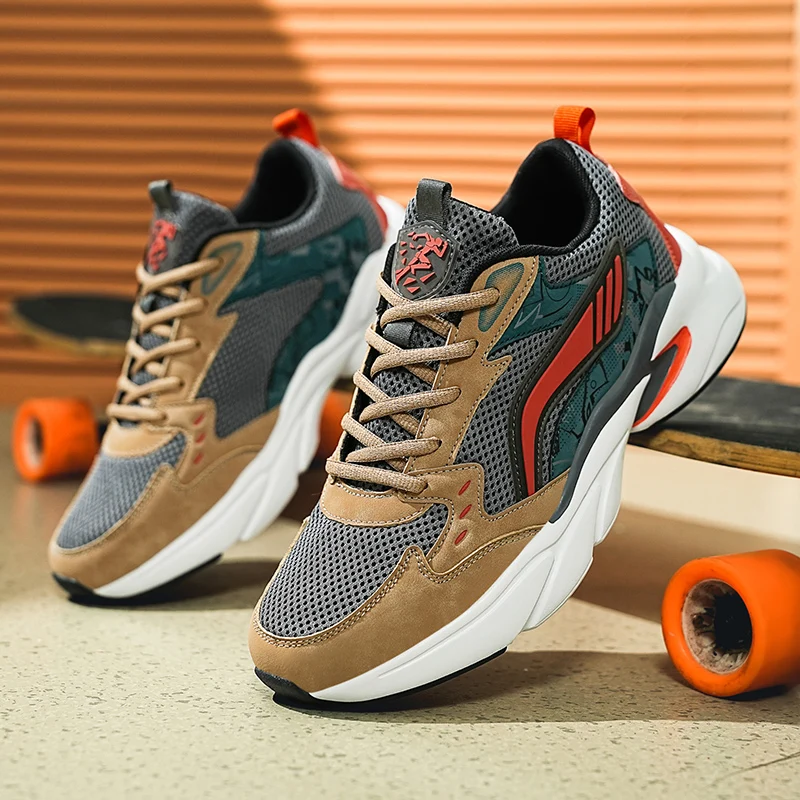 

Зимняя мужская повседневная спортивная обувь на хлопковой подкладке, всесезонная обувь с дышащей сеткой, уличная спортивная обувь, тренировочная обувь, кроссовки