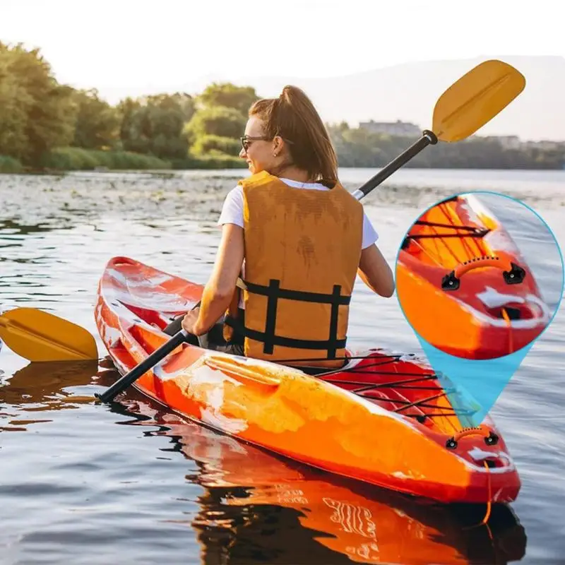 

Kayak Safety Handle Reusable Carry Handle Set Of 2 Non-Slip Canoe Accessories Replacement Parts For Outdoor Recreation