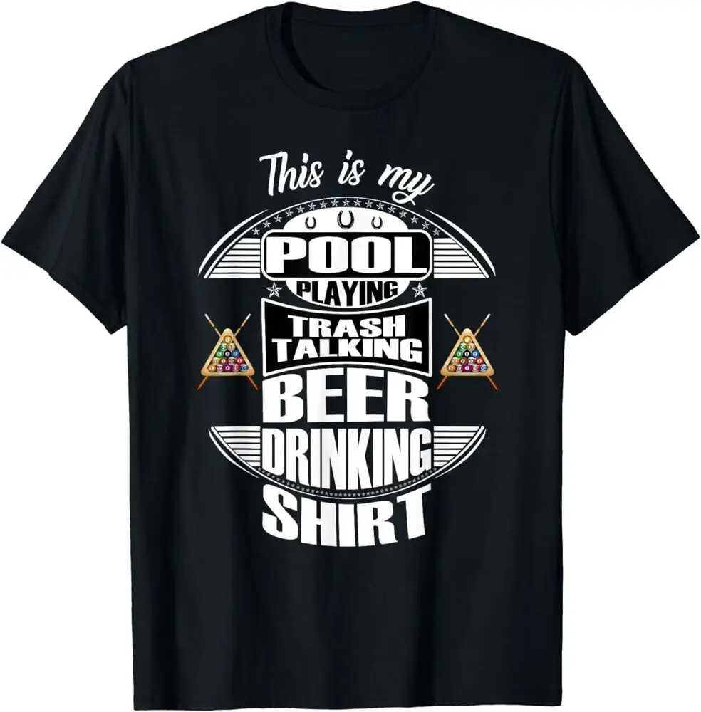 Billiards 8 Ball Pool Player Sarcasm Novelty Humor T-Shirt for Men Women Summer Tees Cotton Luxury brand vintage oversized