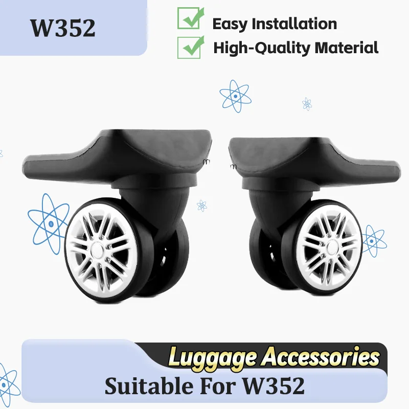 

For W352 High-Elasticity Ultra-Quiet Replacement Wheels Compression-Resistant and Wear-Resistant Luggage Wheel Replacement Parts