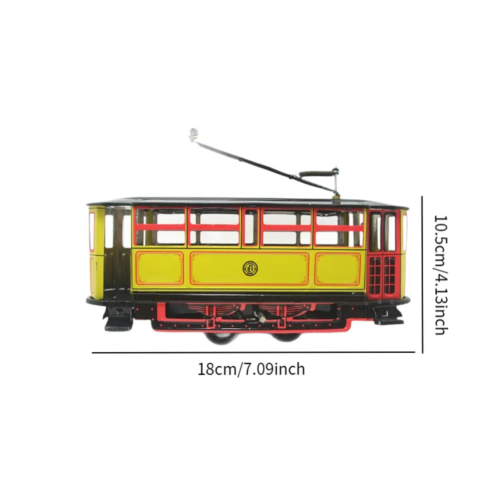 Modèle de voiture l'inventaire Tram pour adultes, 3 ans et plus, cadeaux d'anniversaire