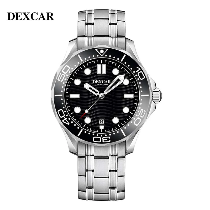 DEXCAR 2024 New Men\'s Watches Brand Luxury Automatic Watch For Men Men Mechanical Wristwatch 100M Waterproof Clock Man