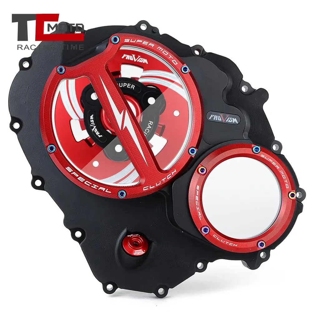 For Honda CB650R 19-23, CBR650R 19-24 Clear Clutch Cover Spring Retainer Protector Guard Motorcycle CB 650R CBR 650R