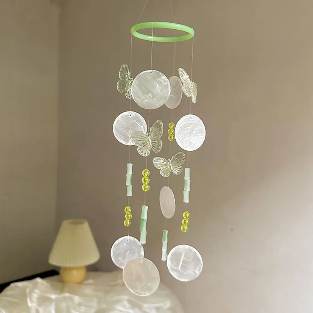 Fashion Koi Butterfly Wind Chimes Material Kit Handmade DIY Home Decor Accessories Wind Bell Hanging Ornaments Bedroom
