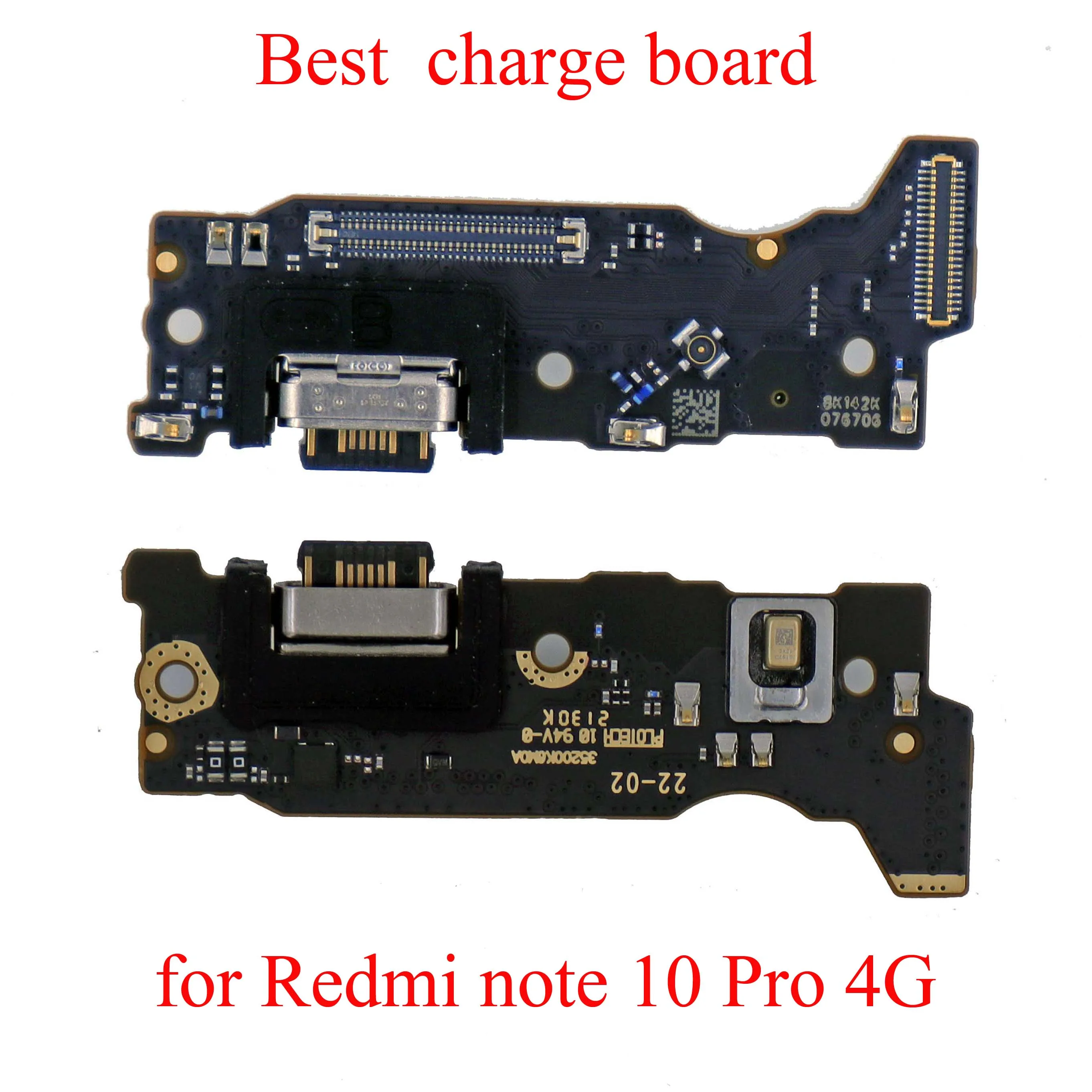 USB Plug Charge Port Charge Board for Xiaomi Redmi Note 10 Pro 4G Global Version, Charge port Support Turbo/Fast Charge, Best