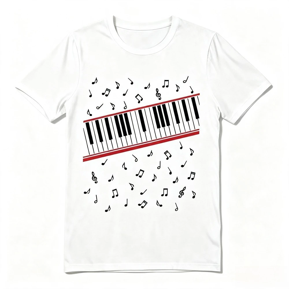 2026 Summer New Michael Jackson Beat It Piano T Shirt 100% Cotton Unisex Men Women T-Shirt Casual Tee Fans Gifts Tops