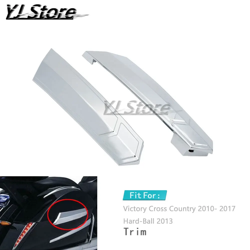 Motorcycle Saddlebag Hinges Covers For Victory Cross Country Tour 2010- 2017 Hard-Ball 2012-2013 Cross Roads 10-14 Chrome&Black