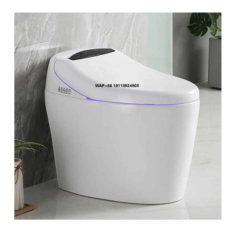 High End Automatic Flush Sanitary Ware Automatic Toilet Bowl Bathroom Water Closet Wc Intelligent Smart Toilet for Home