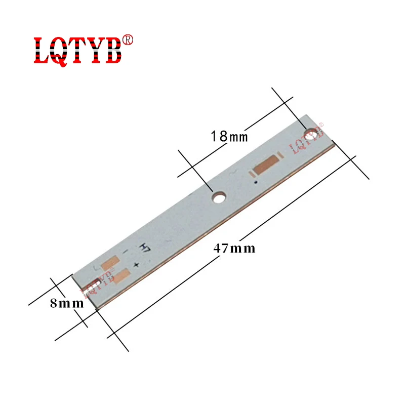 1860C 6led monochrome automotive headlights copper plate H 1/H 3/H 4/h 7zes reinforced radiator copper substrate