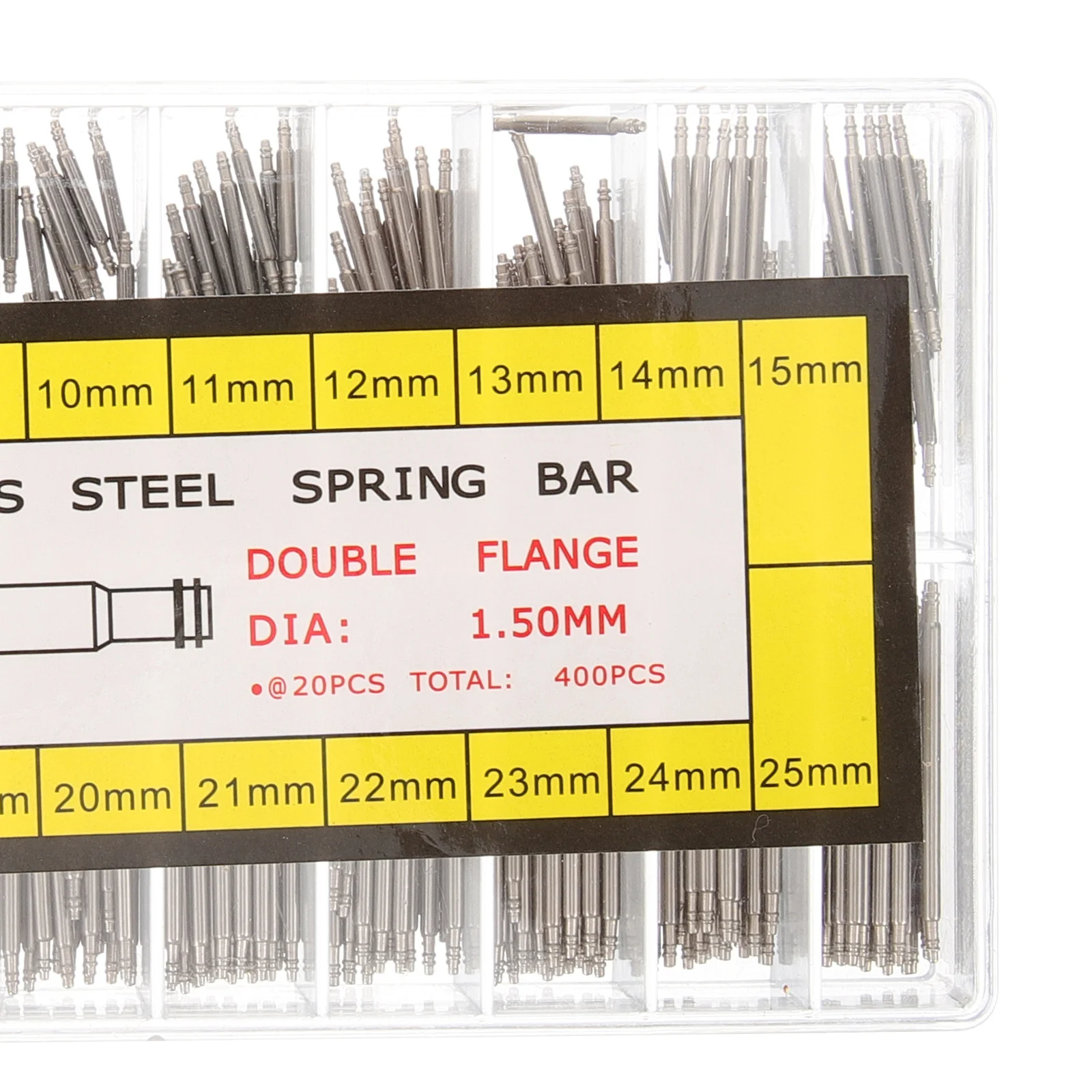 مجموعة واحدة من إكسسوارات الساعة دبوس سوار من الفولاذ المقاوم للصدأ، هيكل قوي، إمداد موثوق، سهل التنظيم، دبابيس ساعة قابلة للوصول #5