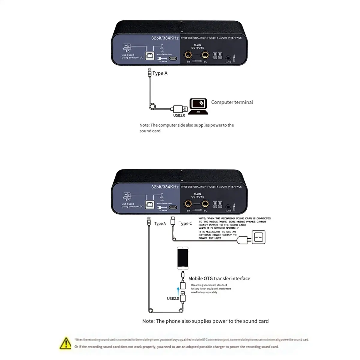 

USB-аудиоинтерфейс A61P TEYUN Q-26, звуковая карта для записи электрогитары, внешняя USB-звуковая карта для студии