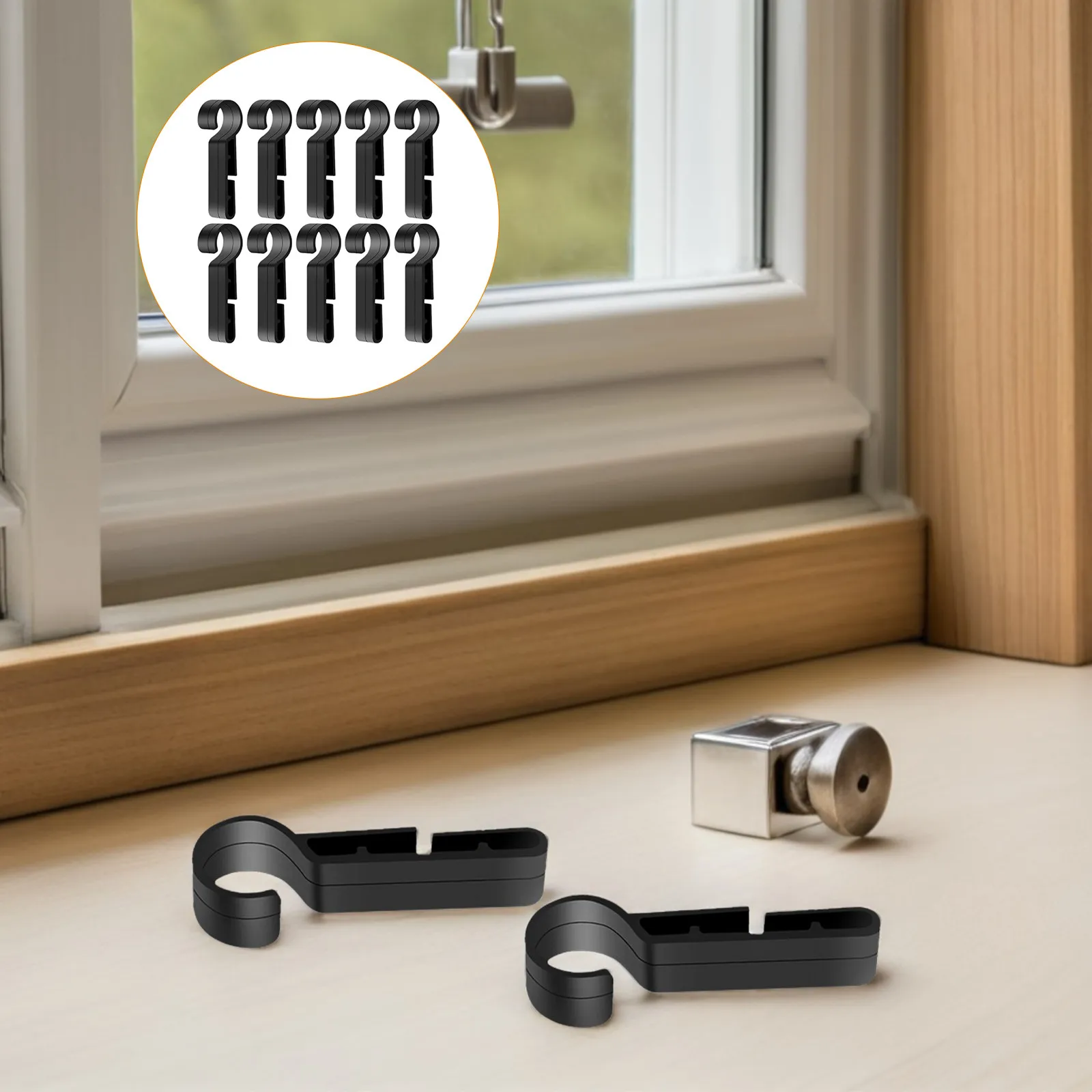 

10Pcs Hard Hat Headlamp Clips Light Clips Mount Hard Hat Light Mount Flashlight Clip Holder Headlamp Hook