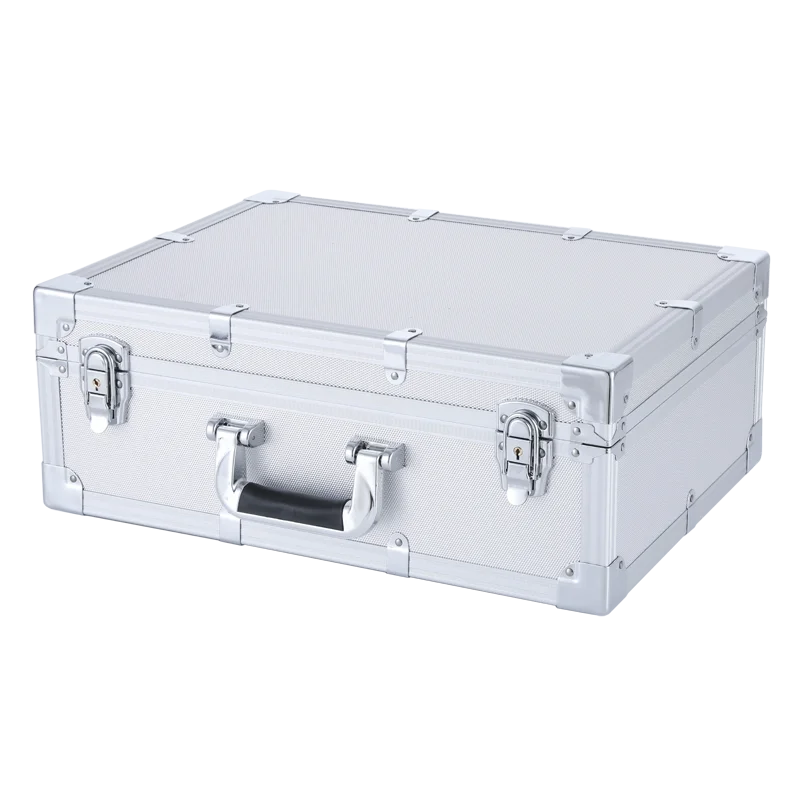 Aluminum Alloy Tool Case Large Capacity Tool Storage Box Handheld Instrument Equipment Display Box Portable Tools Organize Case