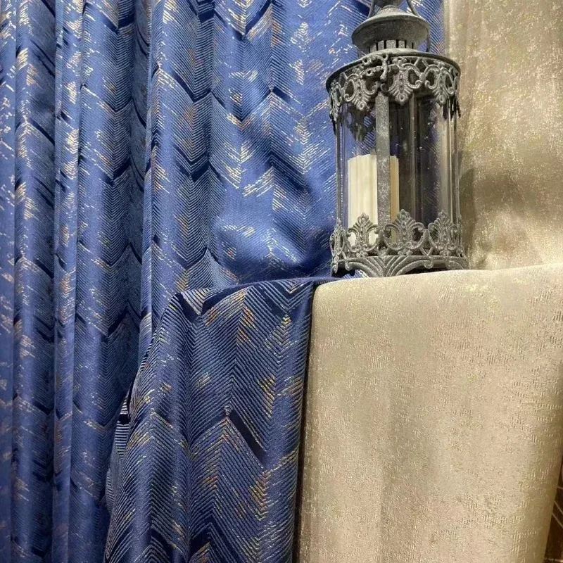 

Custom Size Fashion Luxury European Curtains for Living Dining Room Bedroom Simple Vertical Nordic Atmospheric White Tulle